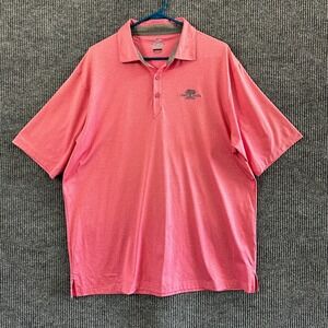 Ahead Extreme Mens Polo Shirt Size Large Pink Grand Haven Golf Club Short Sleeve